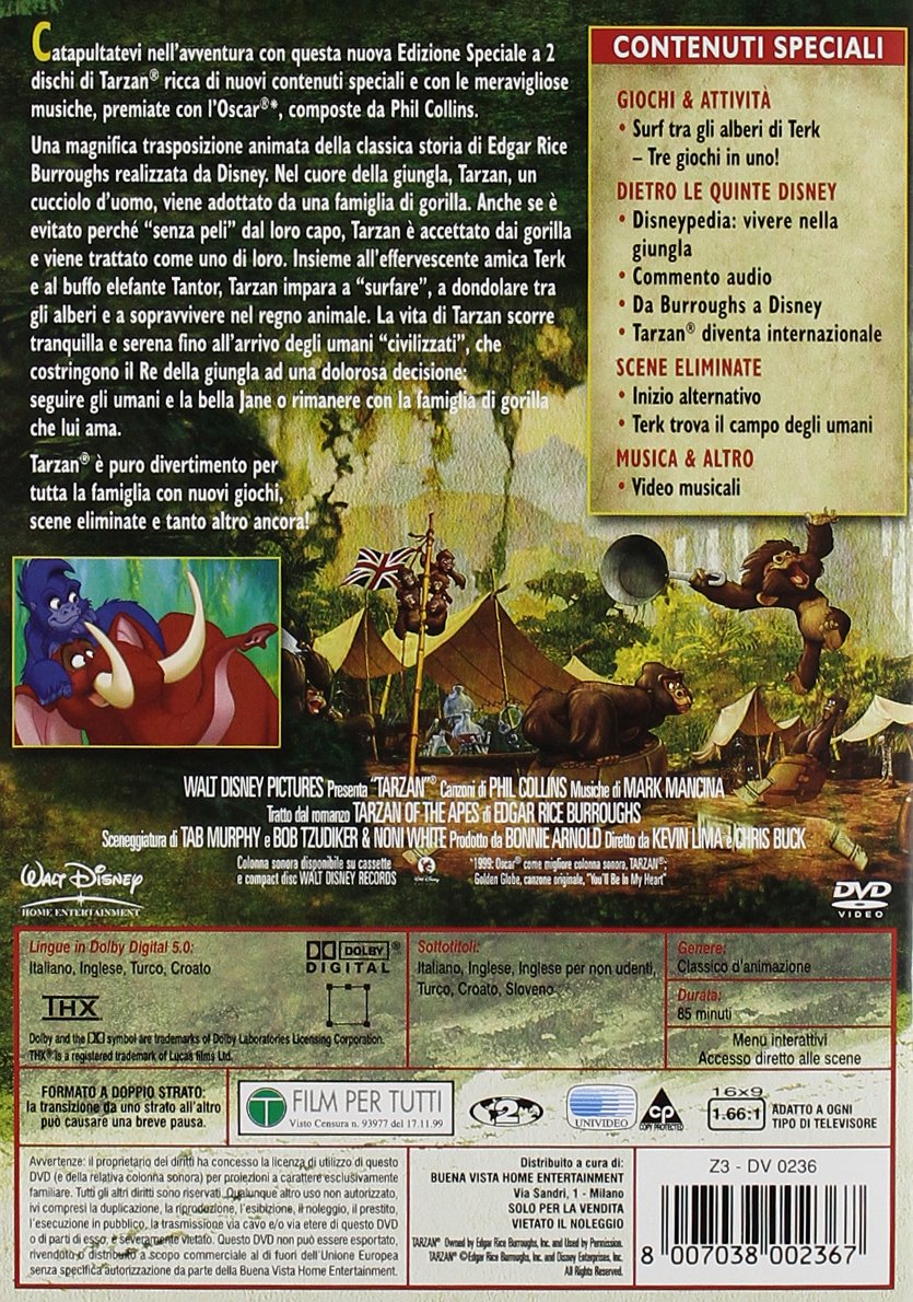 Tarzan (Special Edition) (2 Dvd