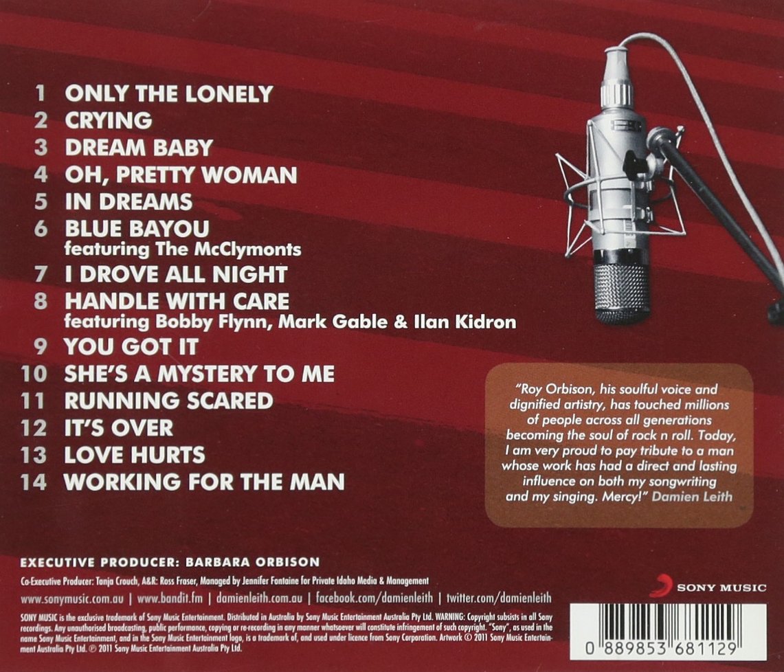 Roy: Tribute To Roy Orbison Gold Series