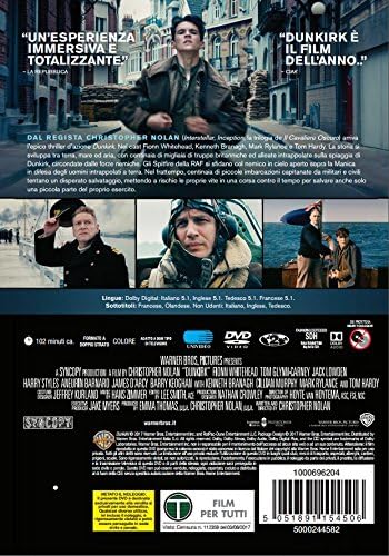 dunkirk DVD Italian Import