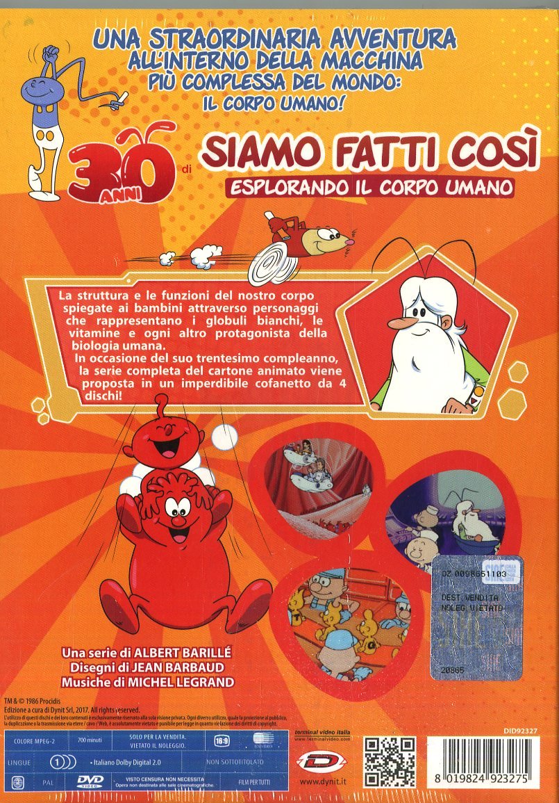 Siamo Fatti Cosi'-Esplorando Il Corpo Umano (Box 4 Dvd