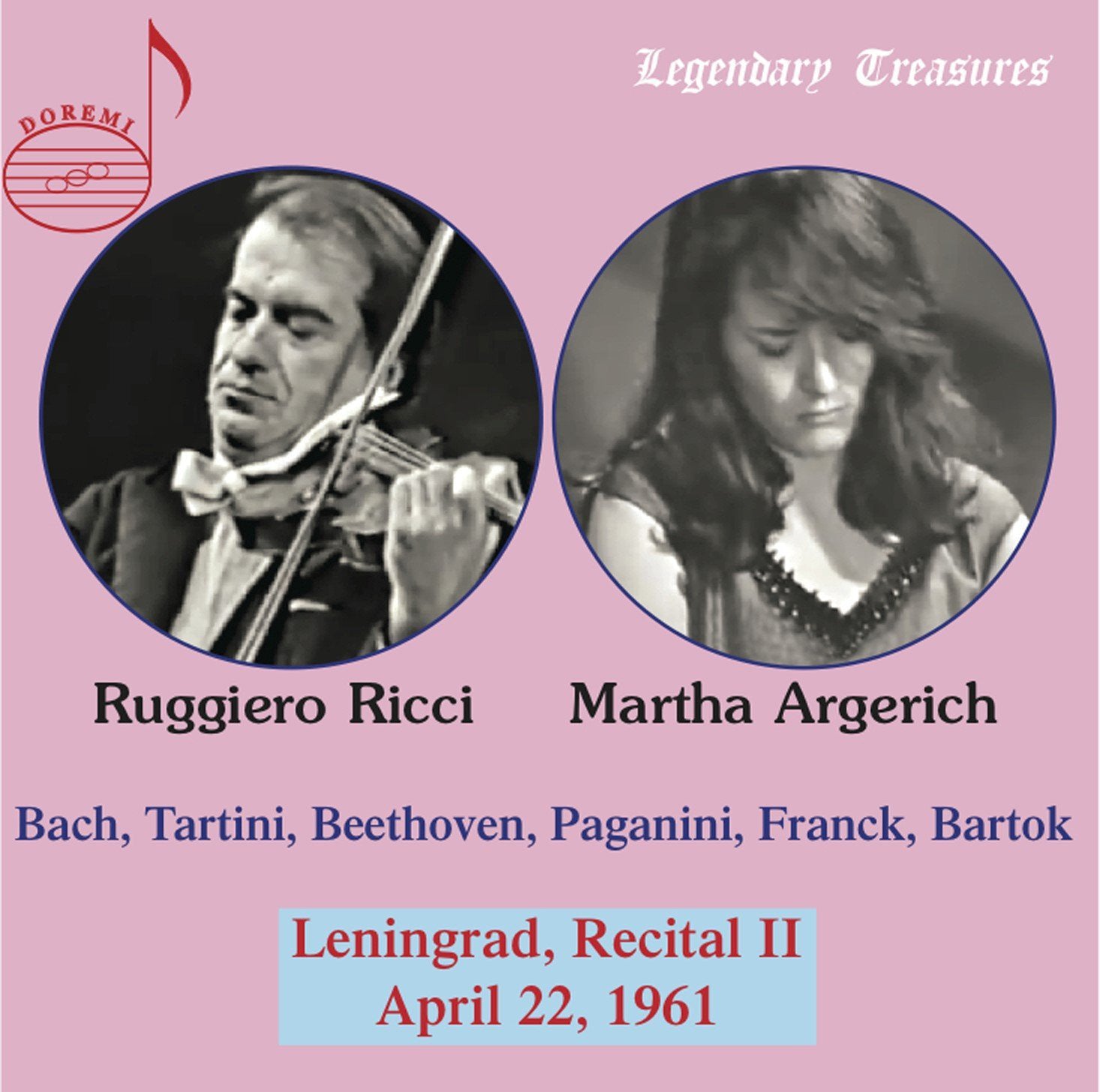 Ruggiero Ricci/Martha Argerich: Leningrad, Recital II...