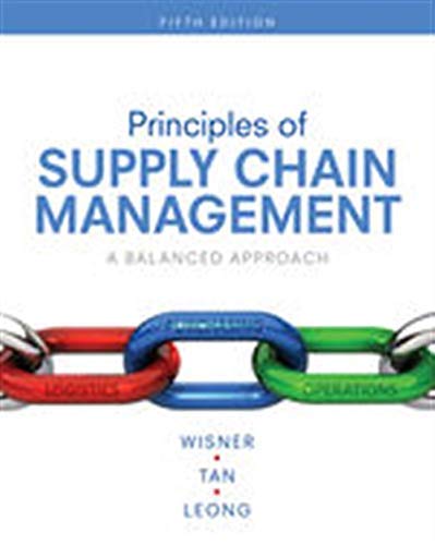 Principles Of Supply Chain Management