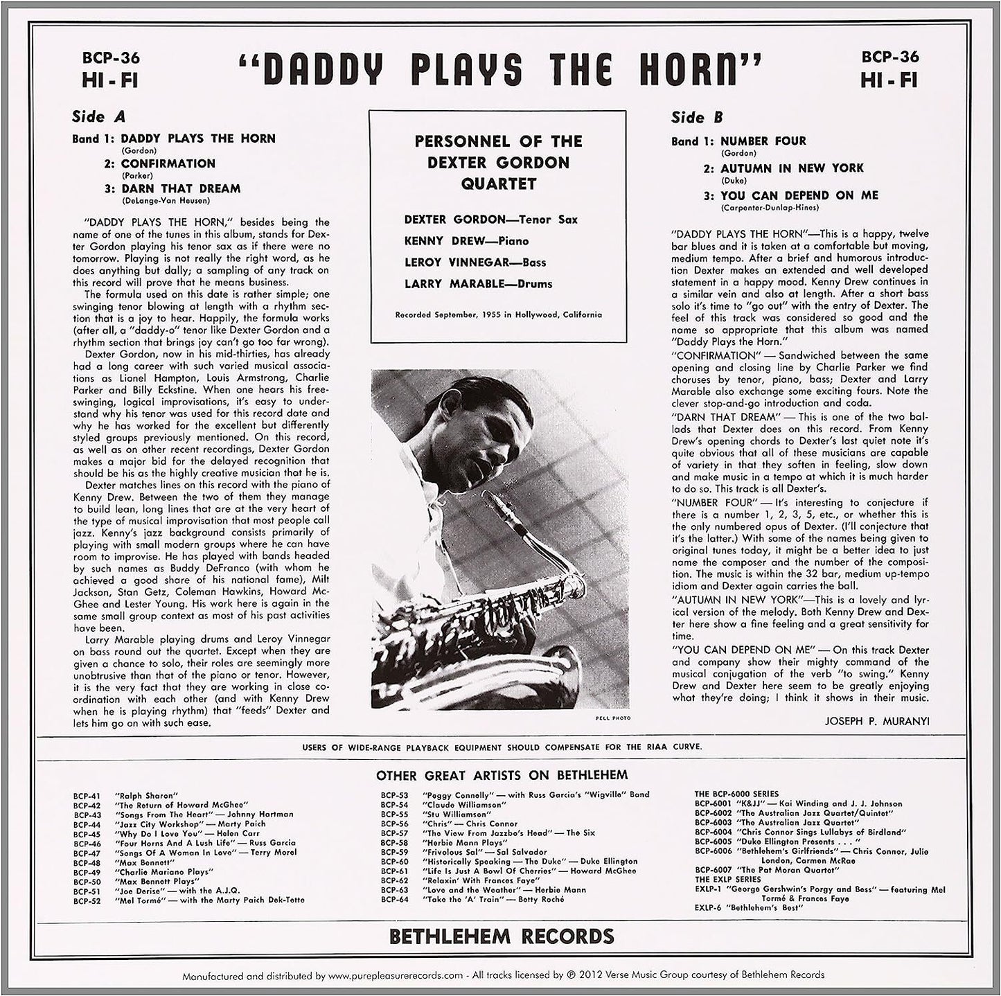 Daddy Plays the Horn