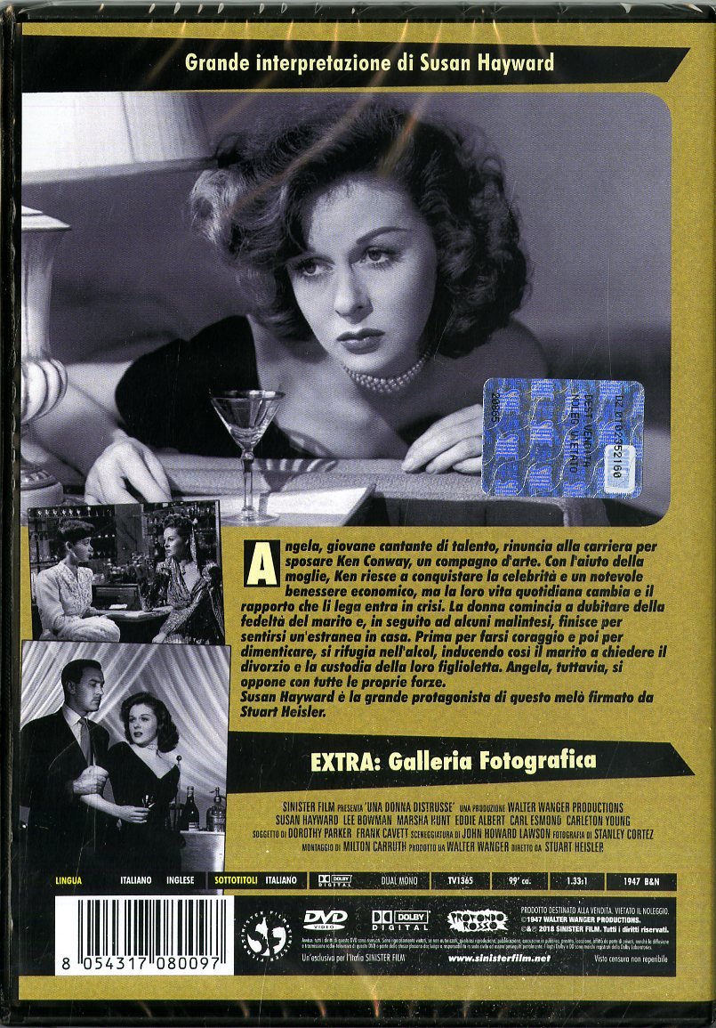 una donna distrusse DVD Italian Import
