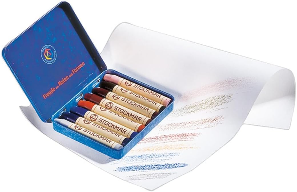 61014 8 colors canned Stockhausen Marr beeswax crayons stick (japan import