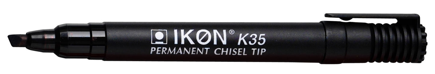 Hainenko Value Chisel Tip Permanent Marker - Black