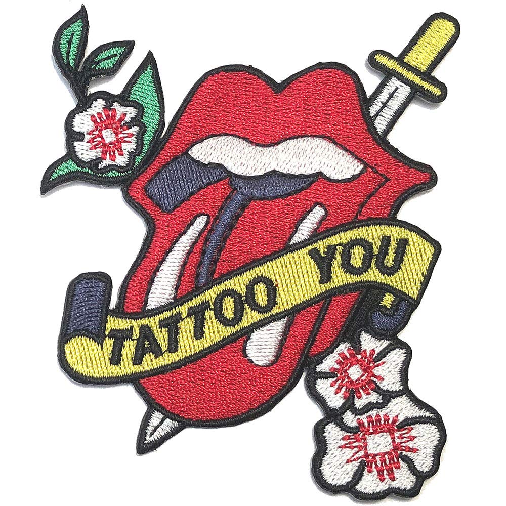 Rolling Stones tattoo You shaped sew-on cloth patch (ro