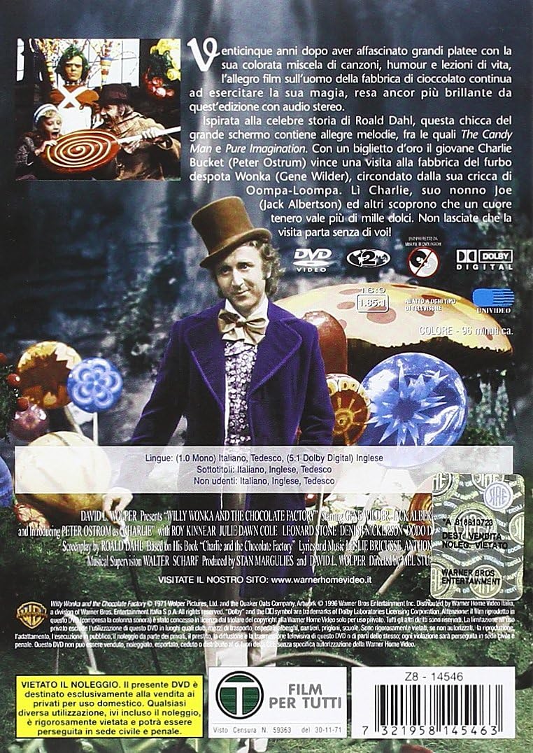 Willy Wonka e la fabbrica di cioccolato
