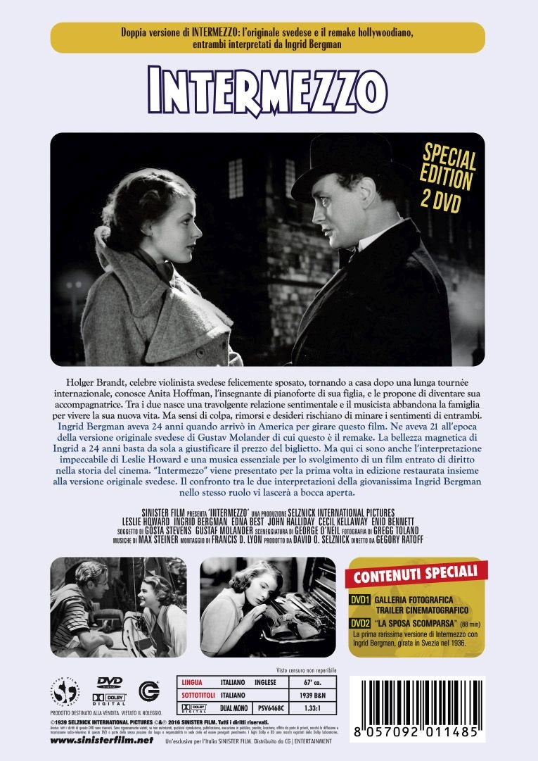 Cg Entertainment Dvd intermezzo (2 dvd)