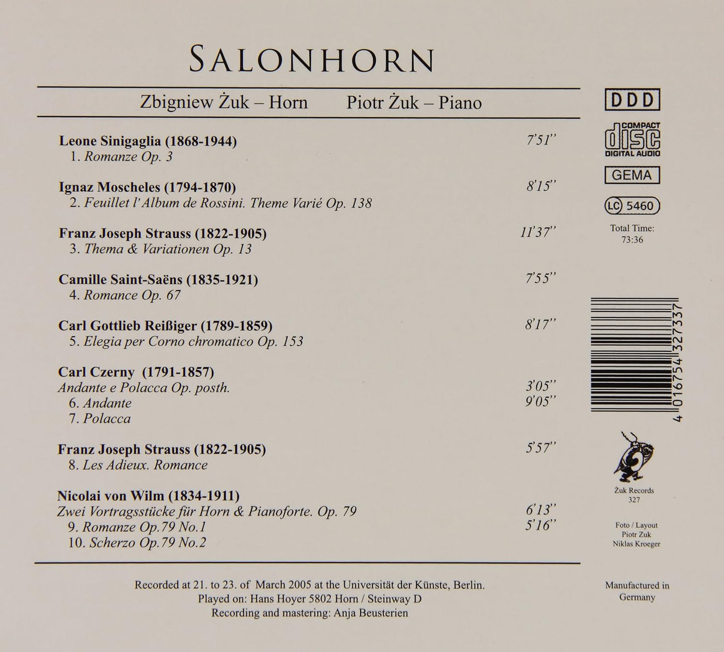 Salonhorn