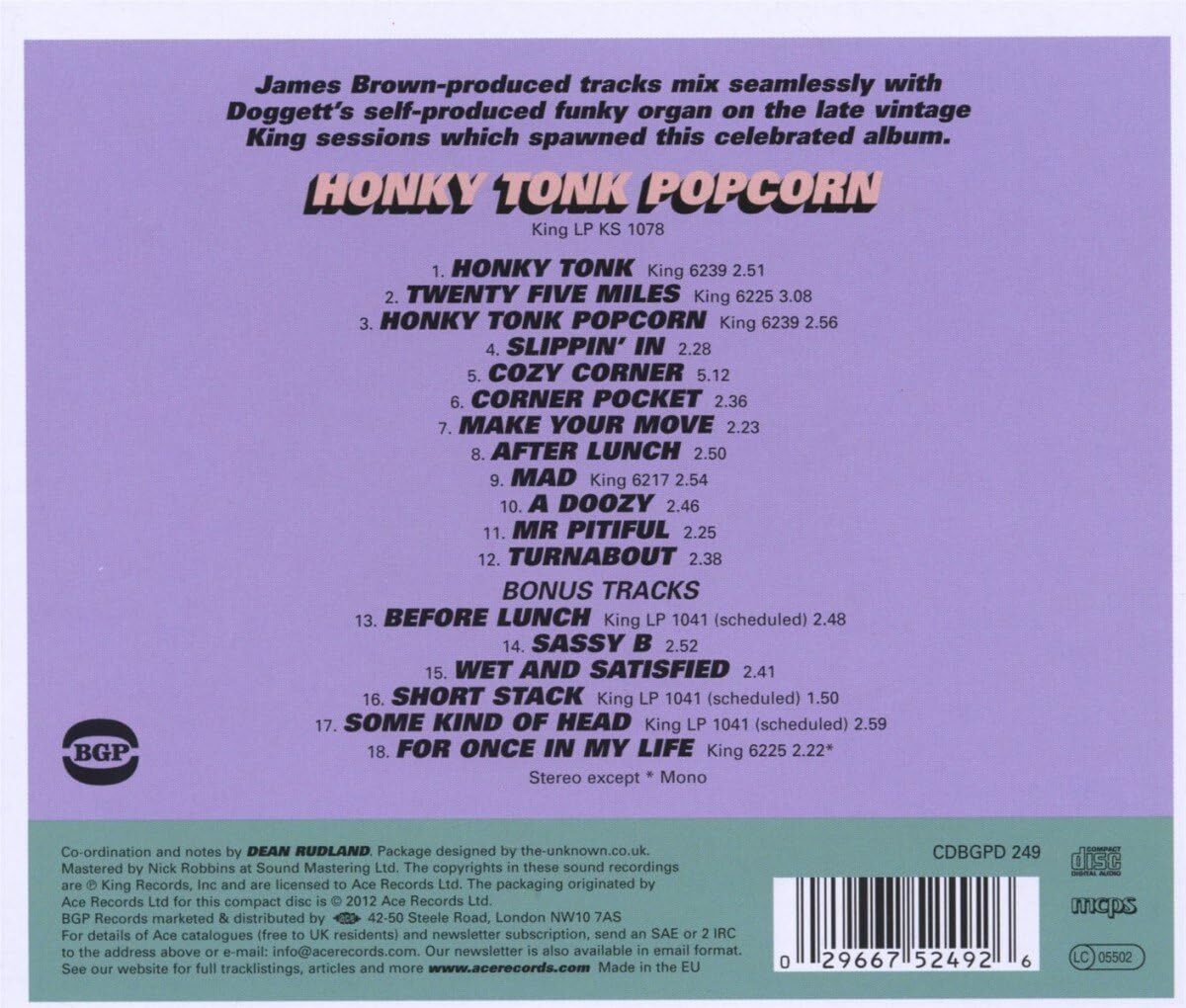 Honky Tonk Popcorn