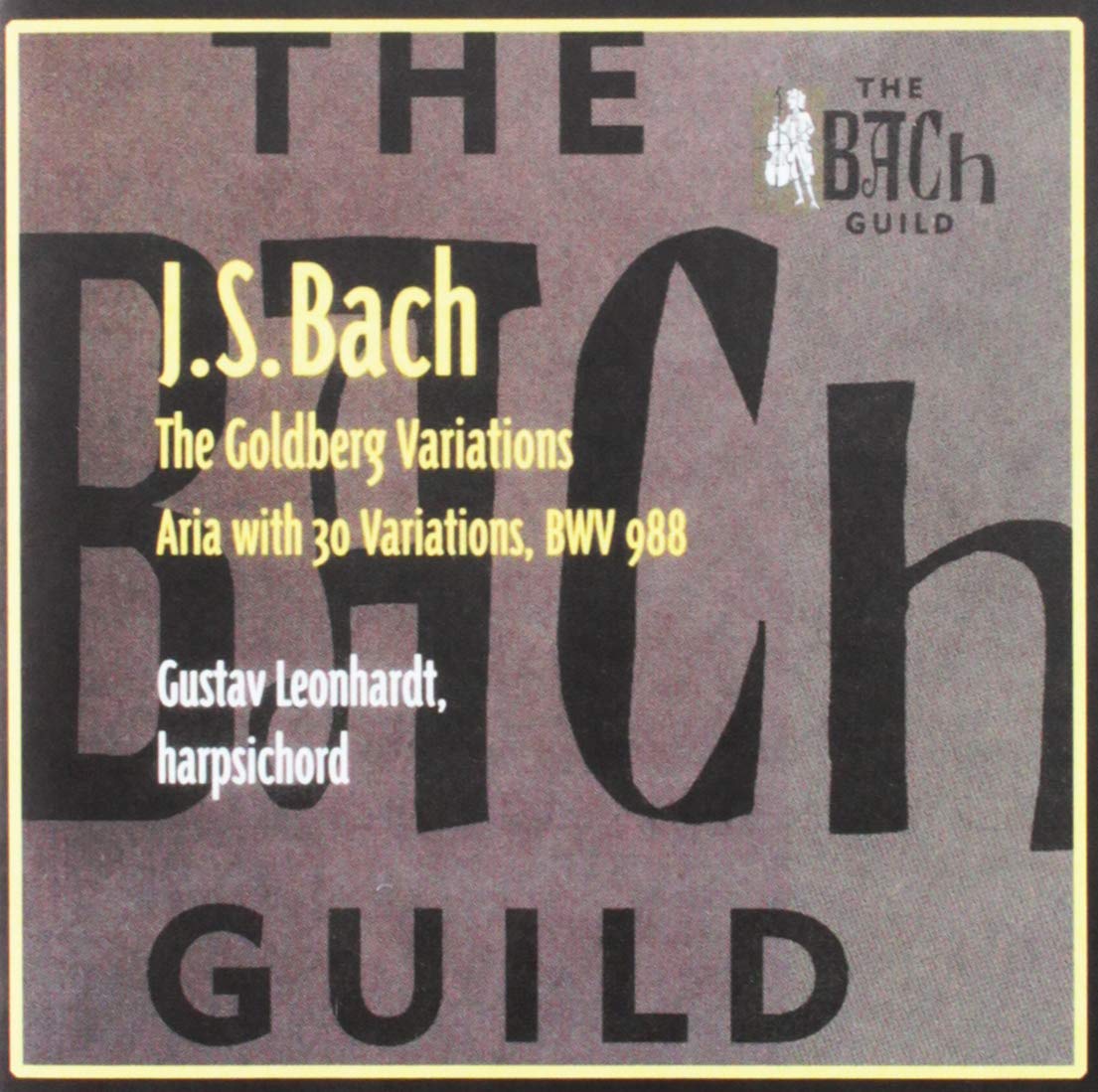 Bach Goldberg Variations Bwv 988. Gustav Leonhardt Harpsichord. Licensed From Vanguard Clas