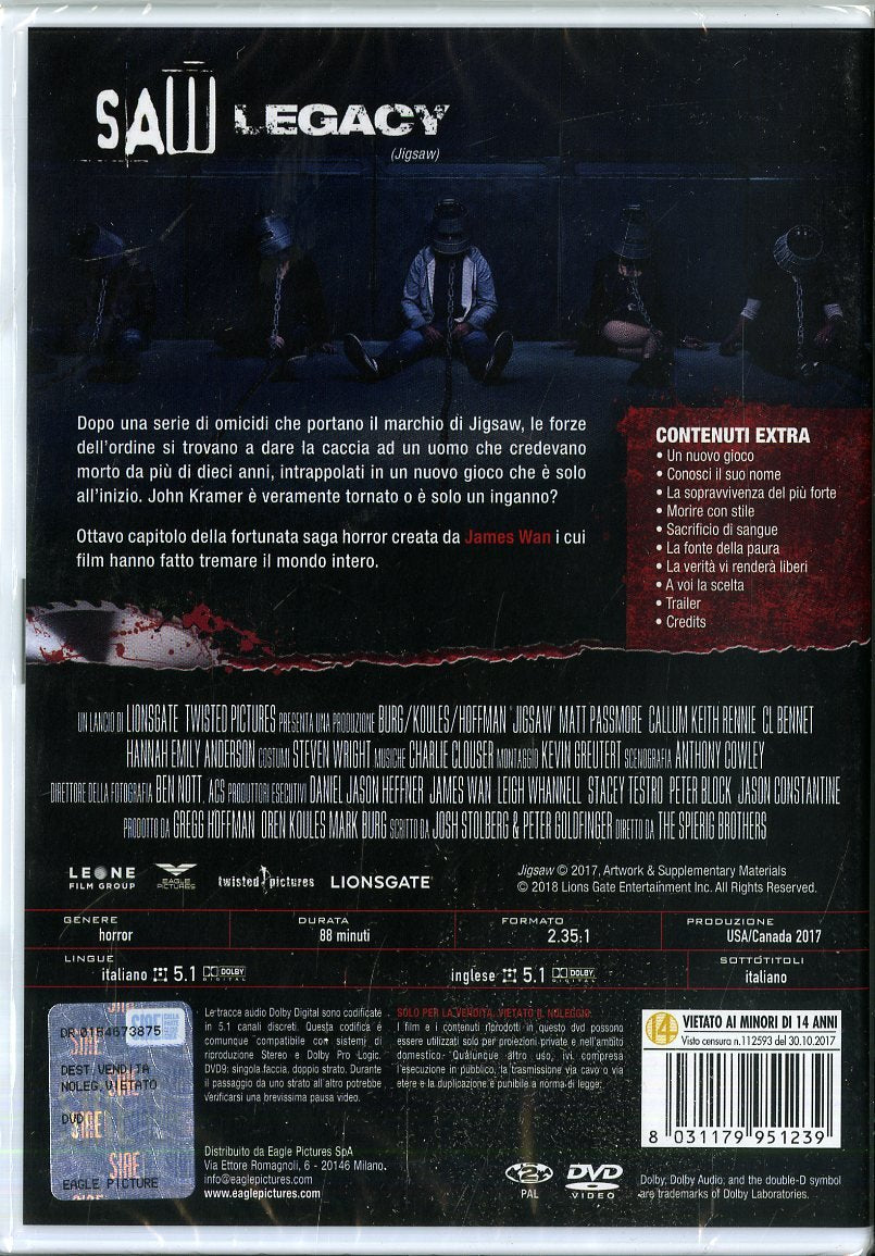 Saw: Legacy ( Con Card Tarocco