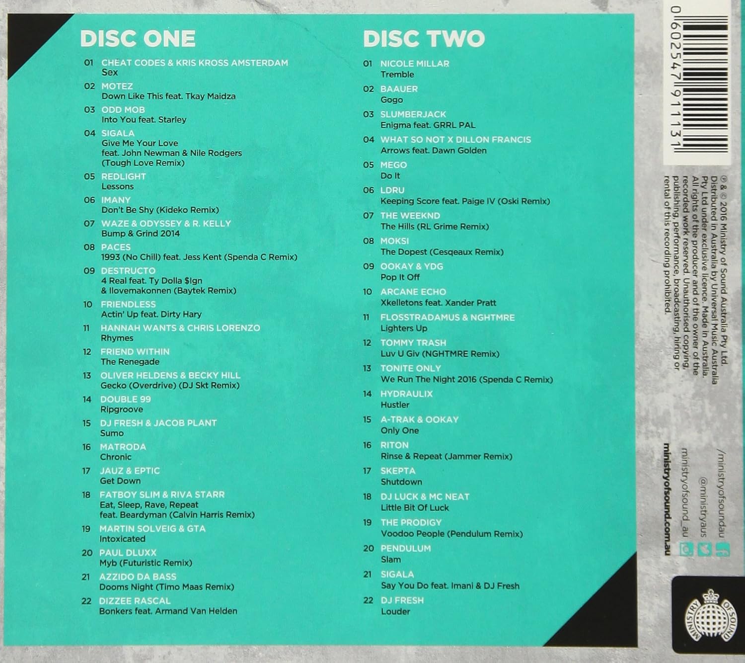 Ministry Of Sound: Back To Basics