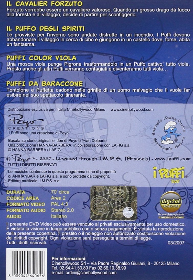 I Puffi - Puffi Color Viola