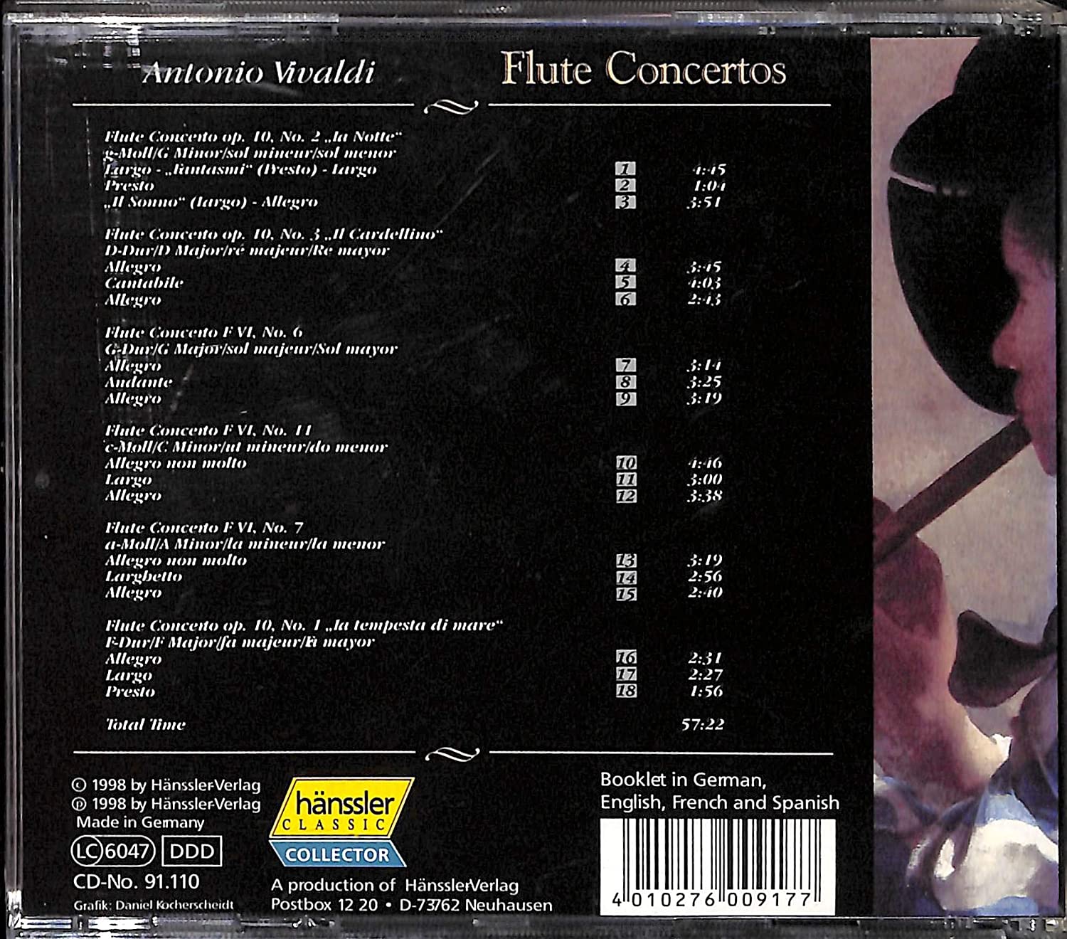 Hänssler Classic Collector - Vivaldi Flötenkonzerte