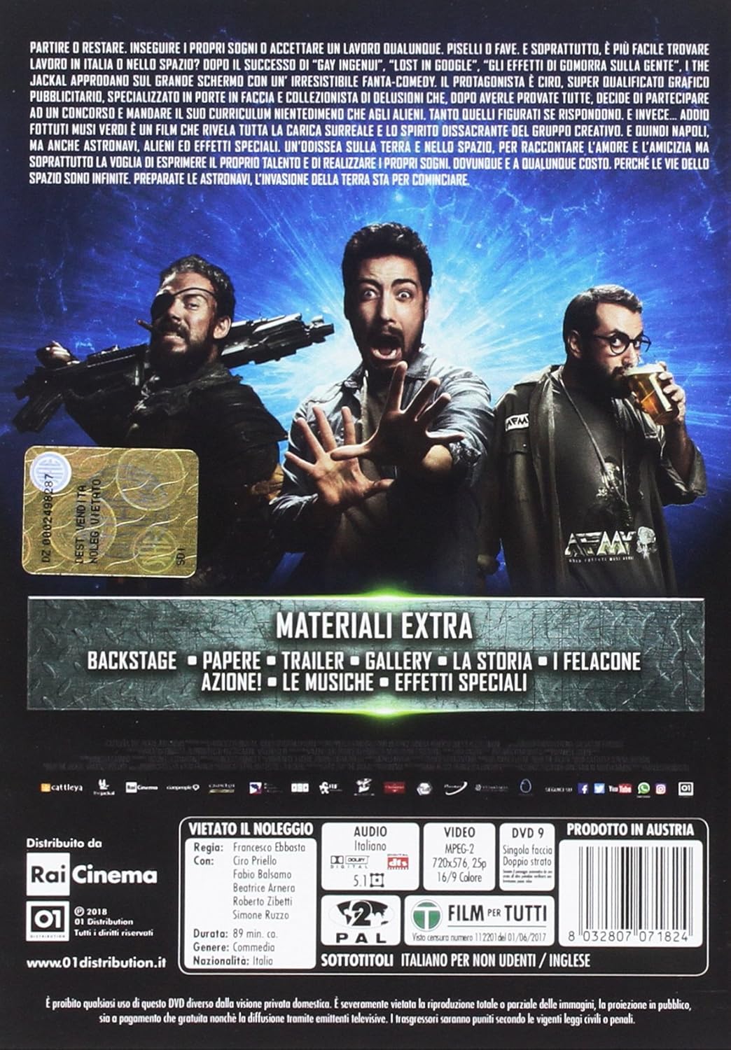 addio fottuti musi verdi DVD Italian Import