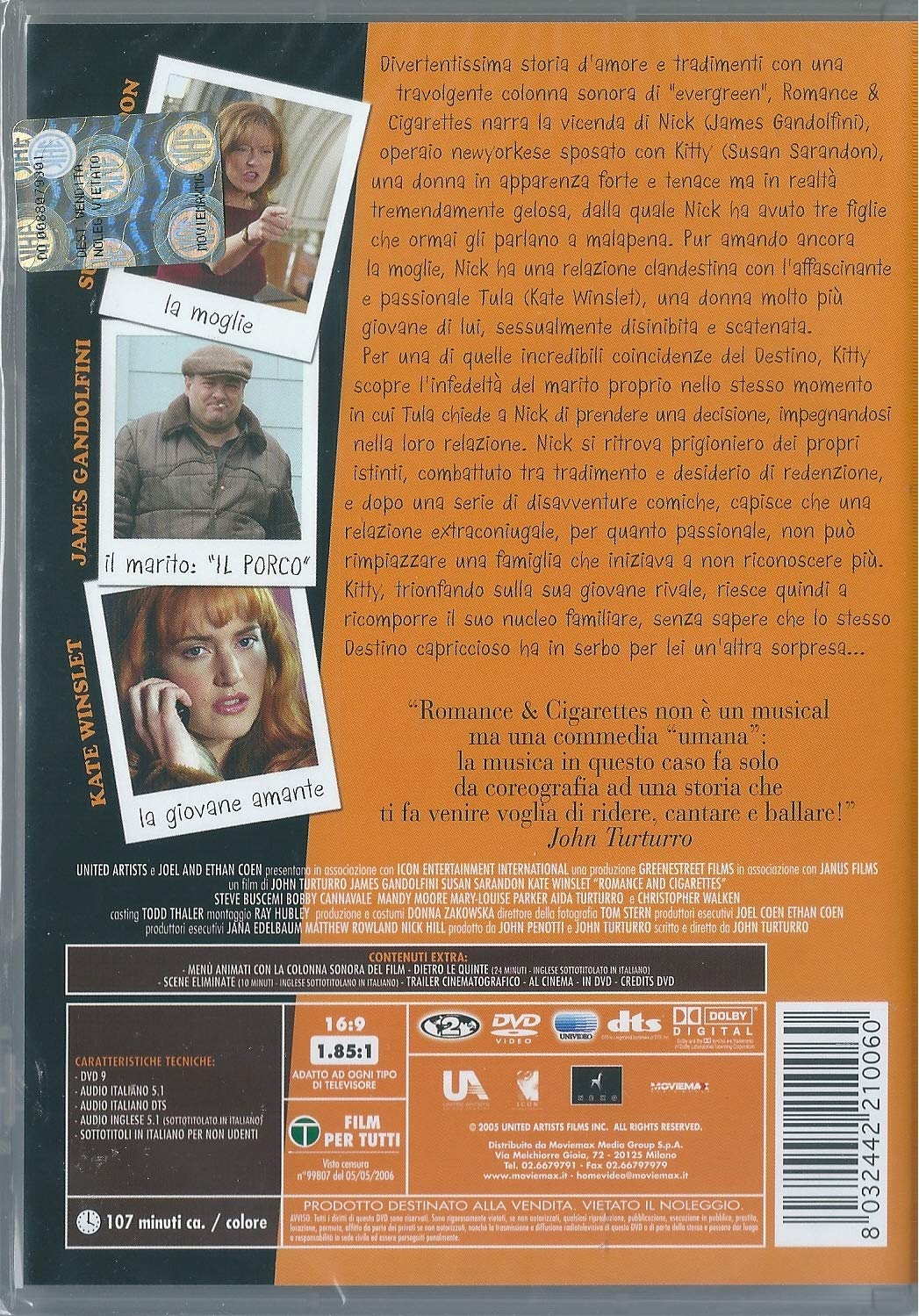 Romance & Cigarettes - (Italian Import)