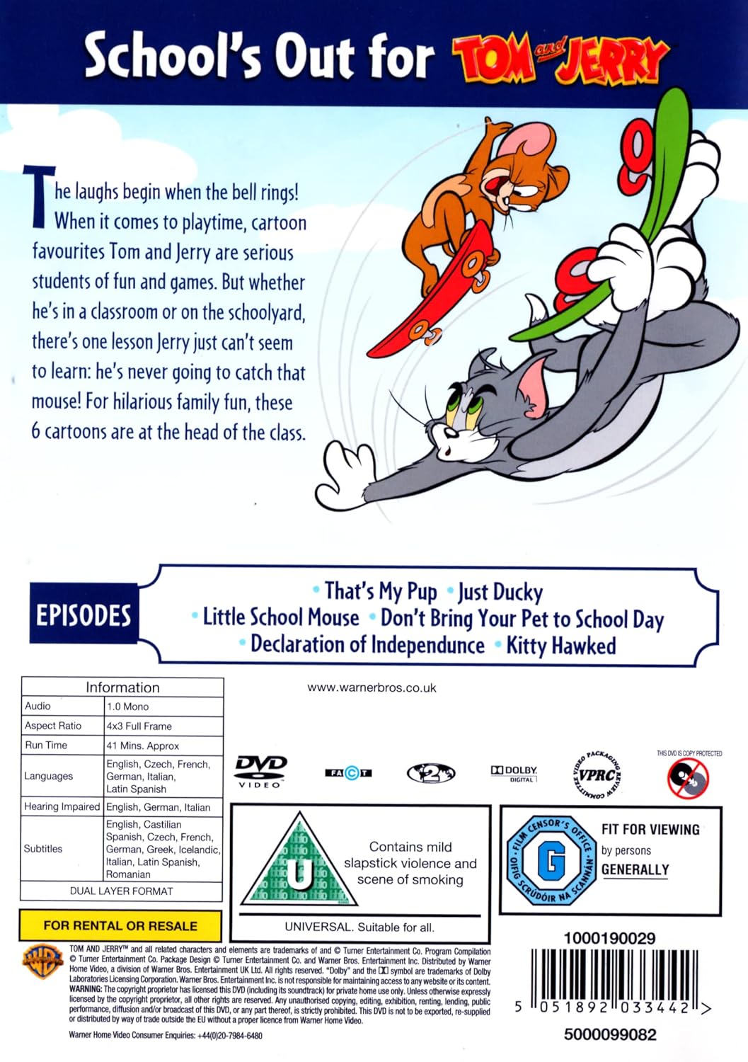 Schools Out For Tom & Jerry