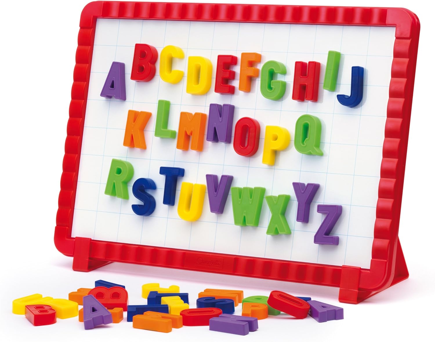 Quercetti 5181 Magnetino Letters Basic Magnetic Board with Letters
