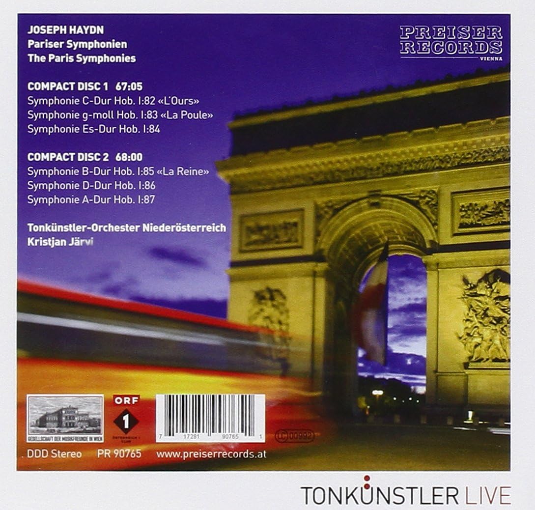 Haydn: The Paris Symphonies Wiener Musikverein)