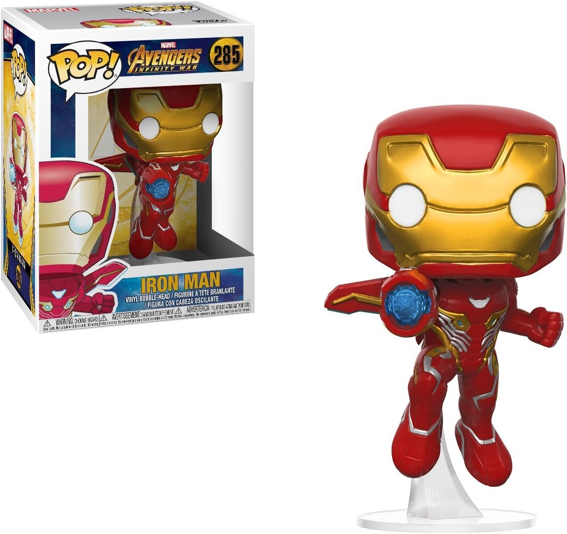 Funko Pop! Marvel: Avengers Infinity War - Iron Man - Vinyl-Sammelfigur - Geschenkidee - Offizielle Handelswaren - Spielzeug Für Kinder und Erwachsene - Movies Fans - Modellfigur Für Sammler