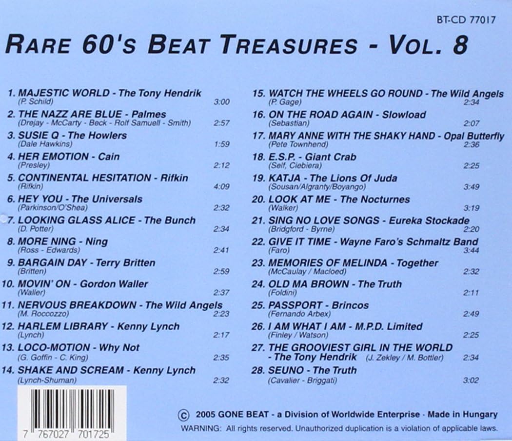 Rare 60's Beat Treas. 8