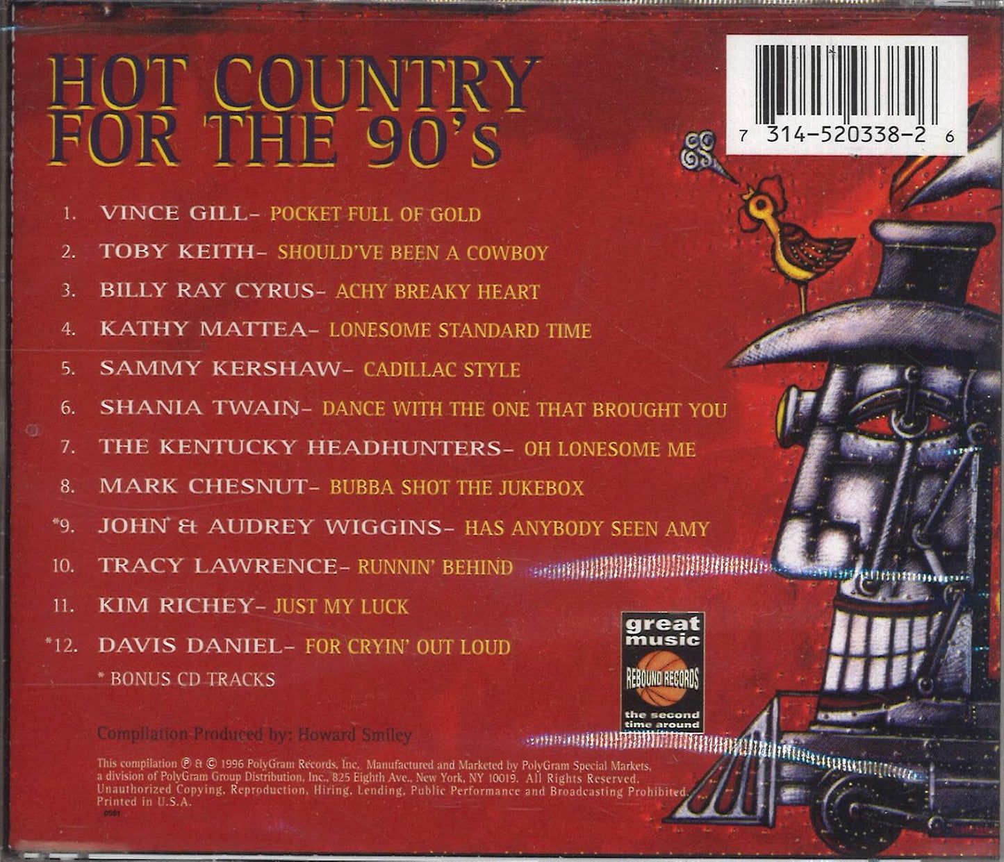 Hot Country for 90's