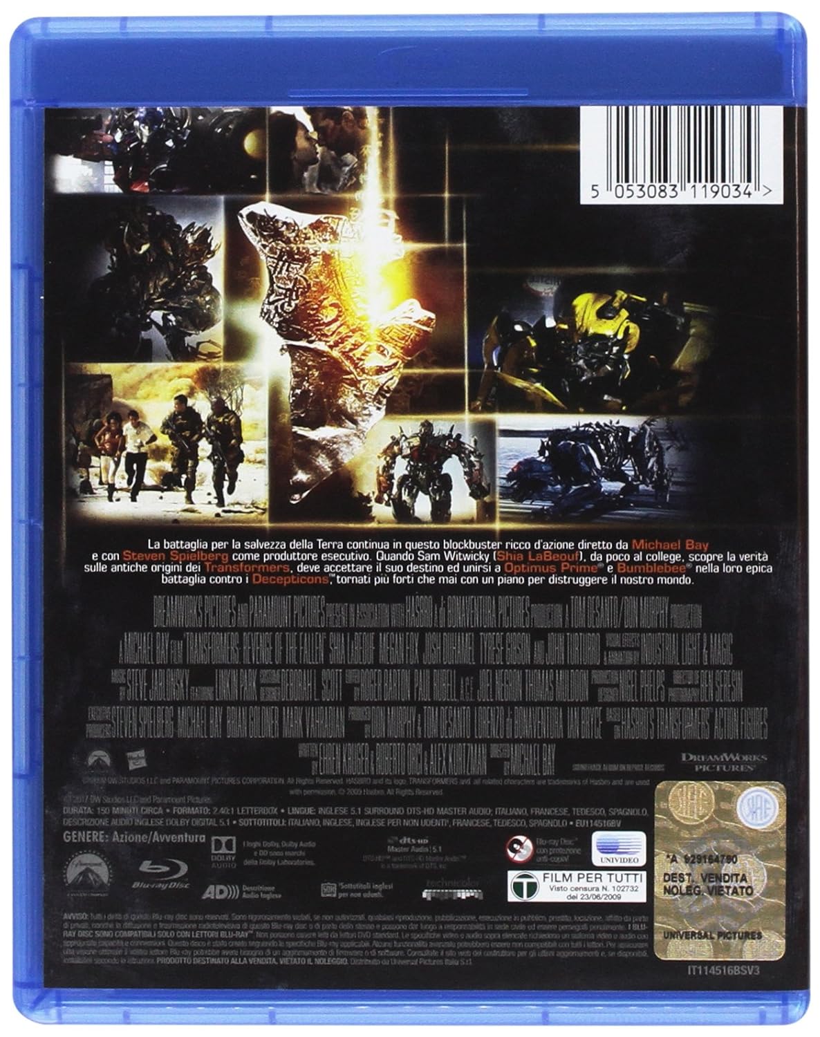 Transformers-La Vendetta Del Caduto