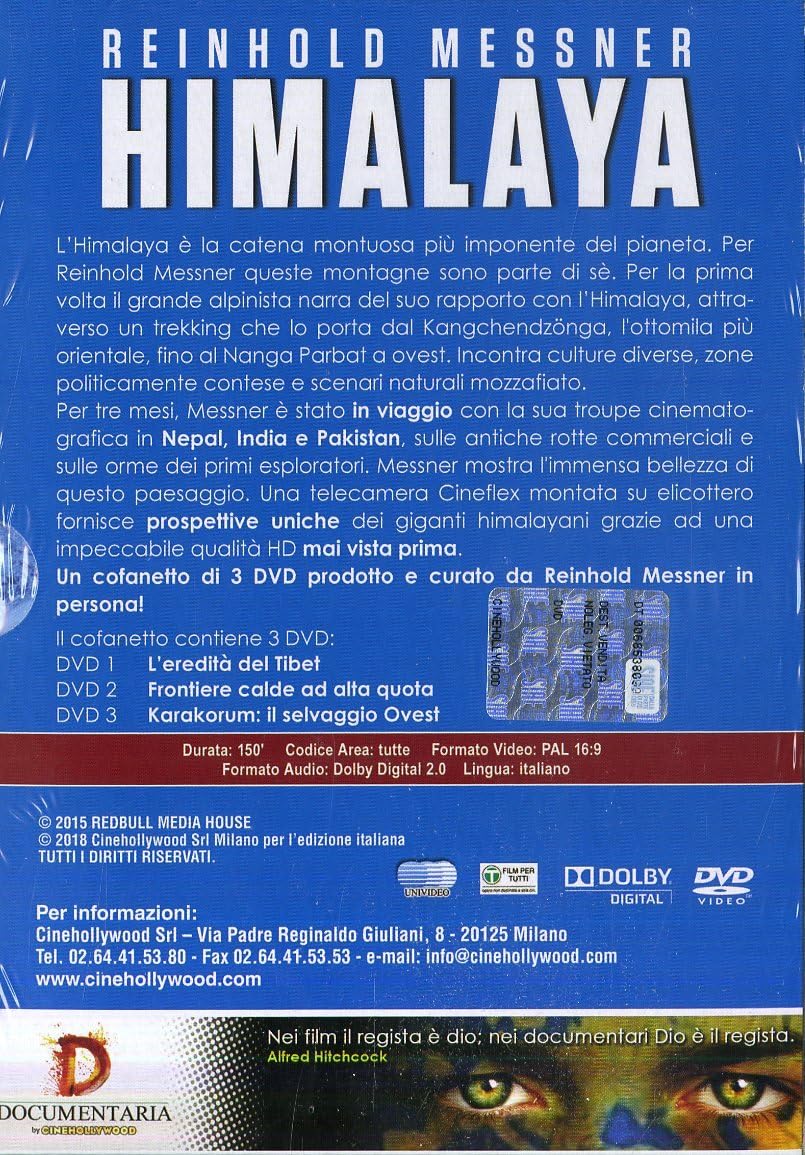 Dvd - Himalaya Di Reinhold Messner (3 Dvd) (1 DVD