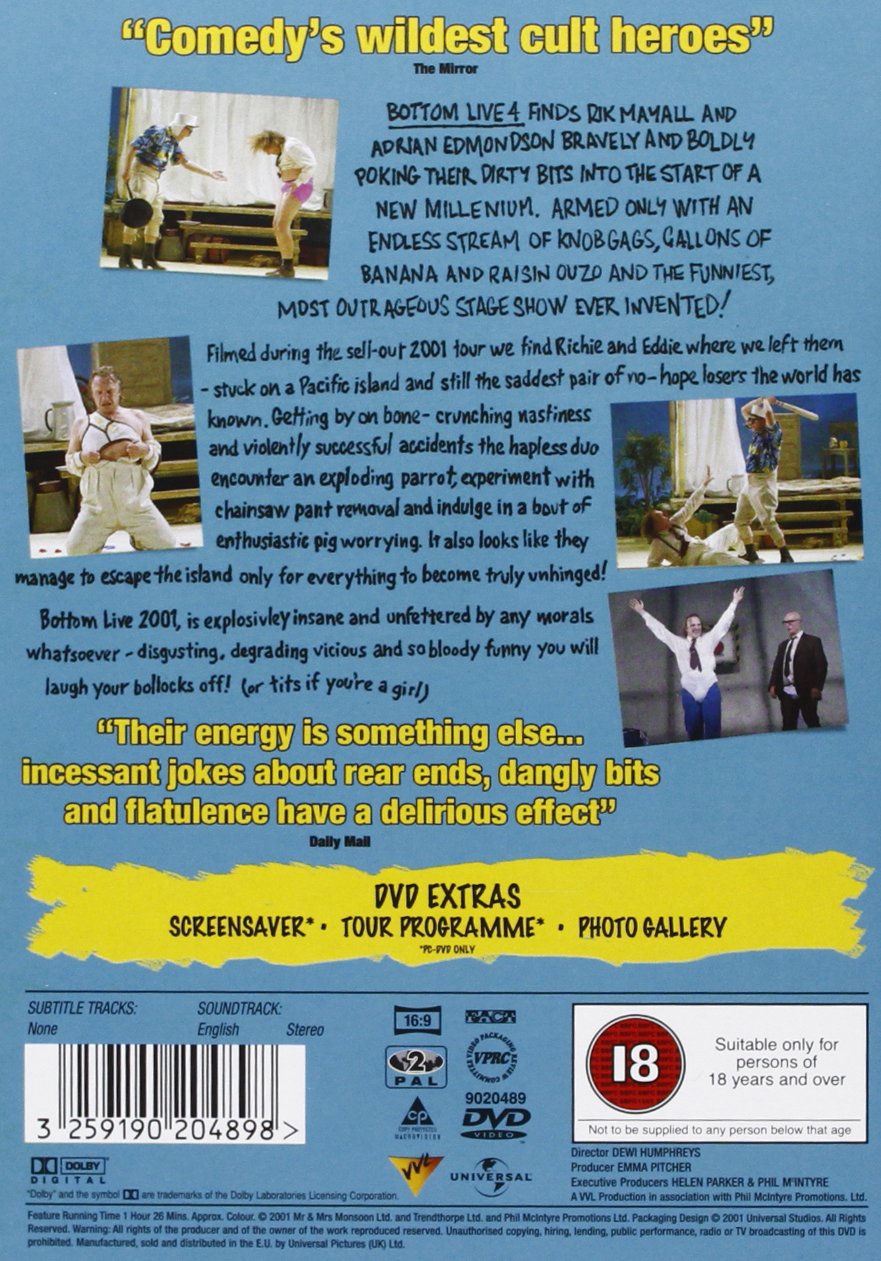 Bottom: 2001 - An Arse Oddity