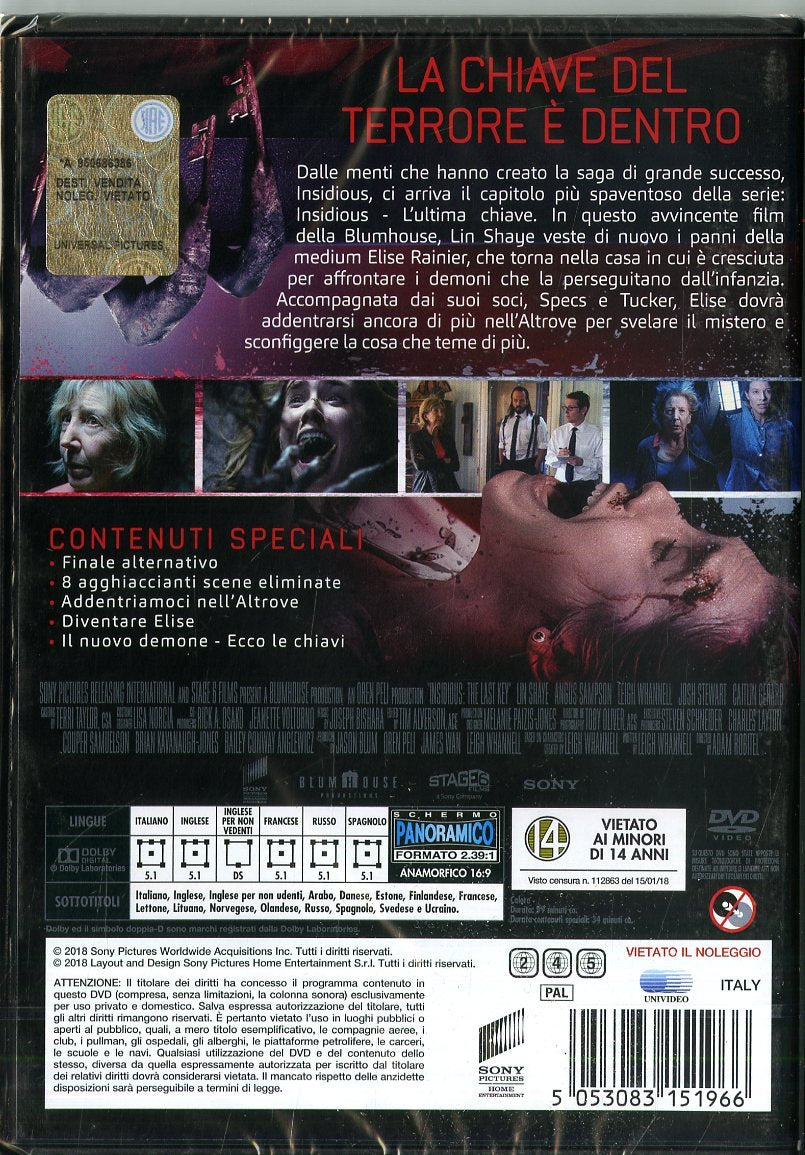 Insidious: The Last Key (IMPORT) (No English version)