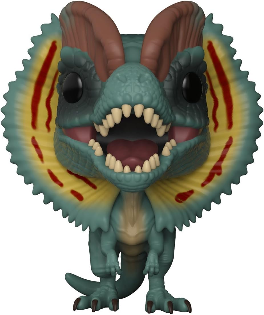 Funko POP! Movies: Jurassic Park - Dilophosaurus - 1/6 Odds for Rare Chase Variant - Collectable Vinyl Figure - Gift Idea - Official Merchandise - Toys for Kids & Adults - Movies Fans