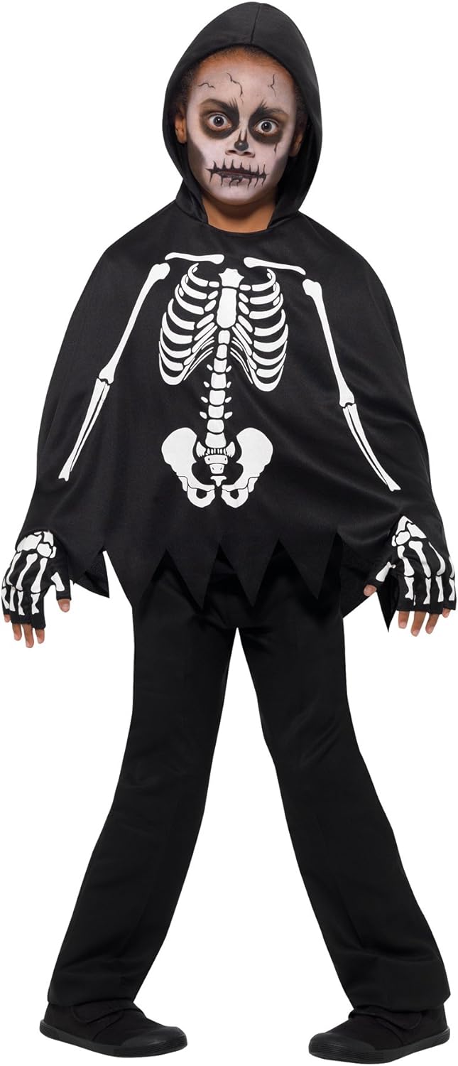 Smiffys Skeleton Kit, Black & White