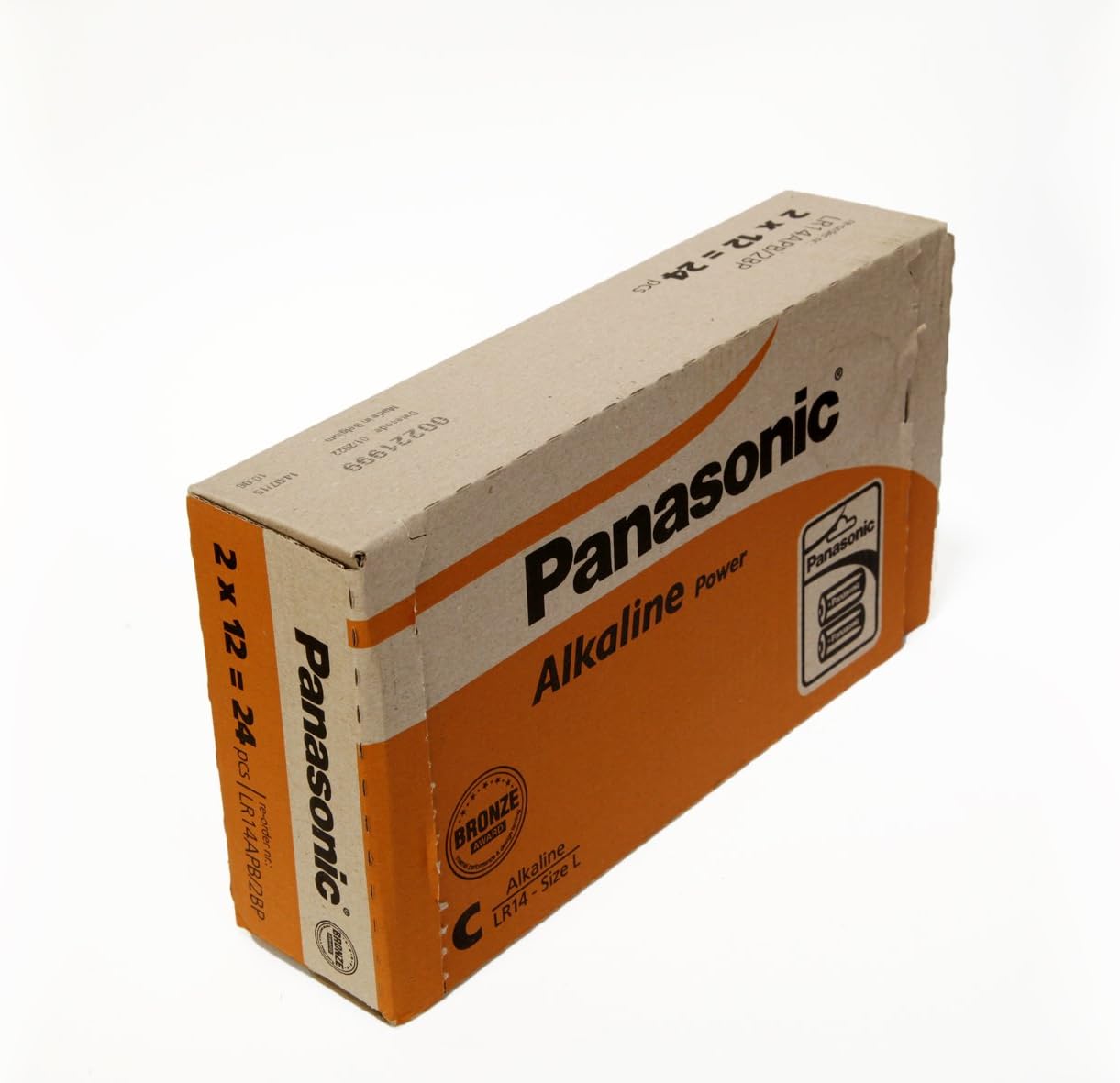 Panasonic Bronze Power C Alkaline Batteries (Pack 2) - PANALR14B2-APB
