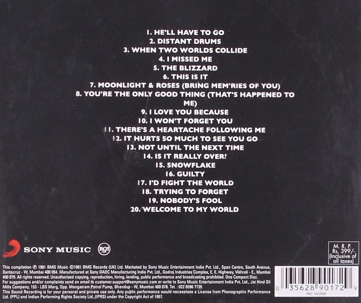 Jim Reeves Very Best of Vol.1