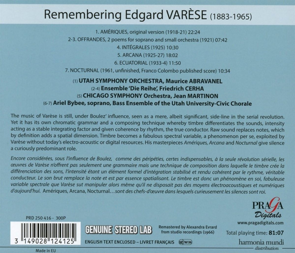 Varese: Short Portrait