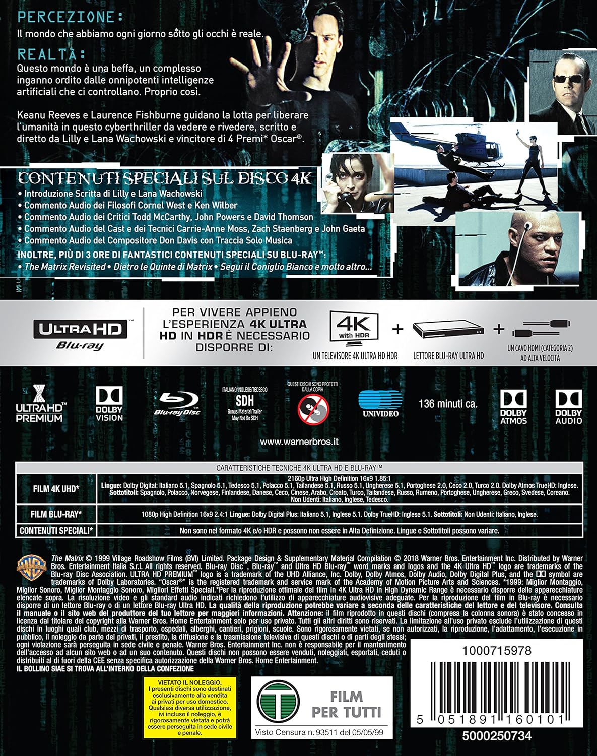 Matrix (4K Ultra HD+Blu-Ray)