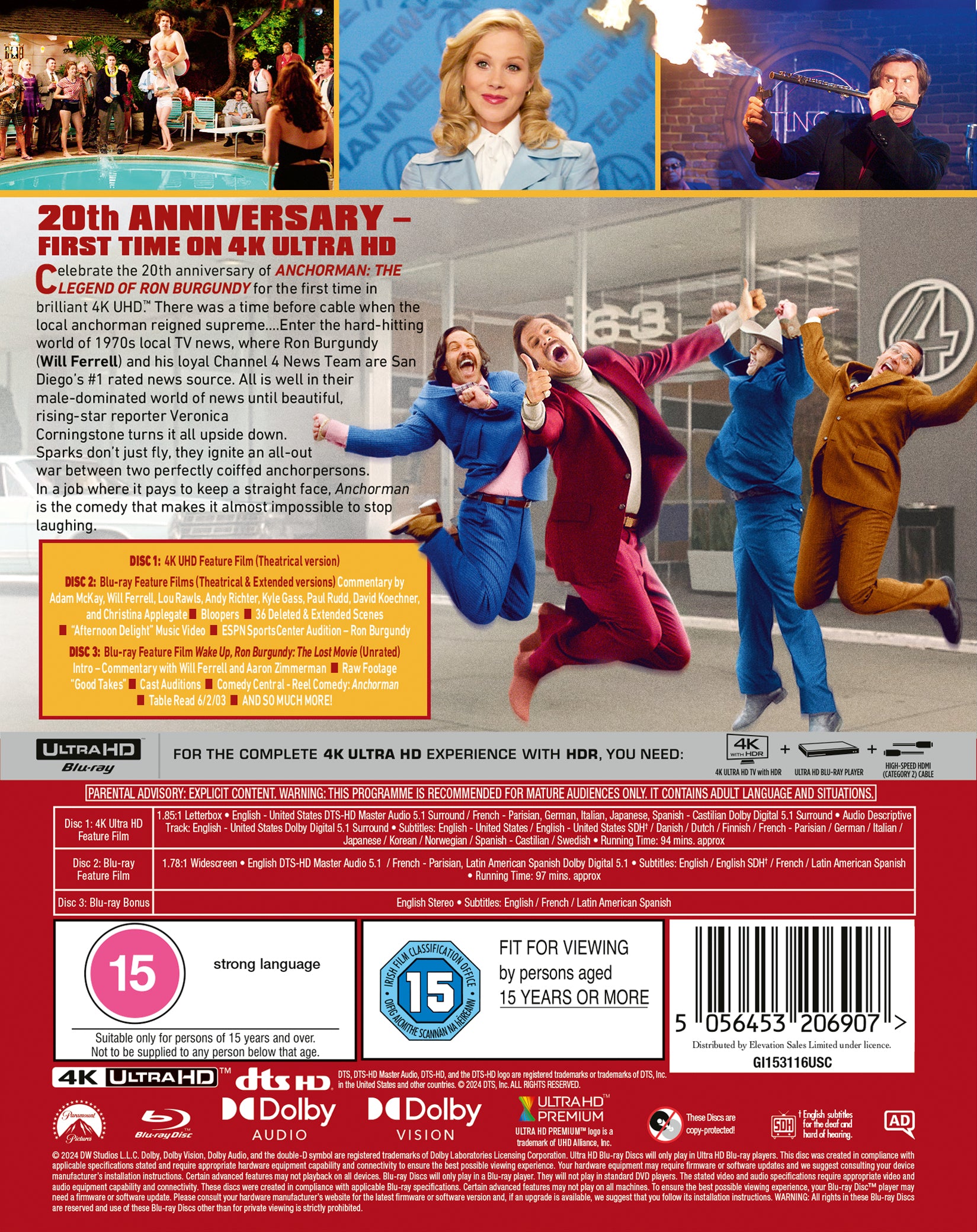 Anchorman: The Legend of Ron Burgundy 20th Anniversary Collector Edition