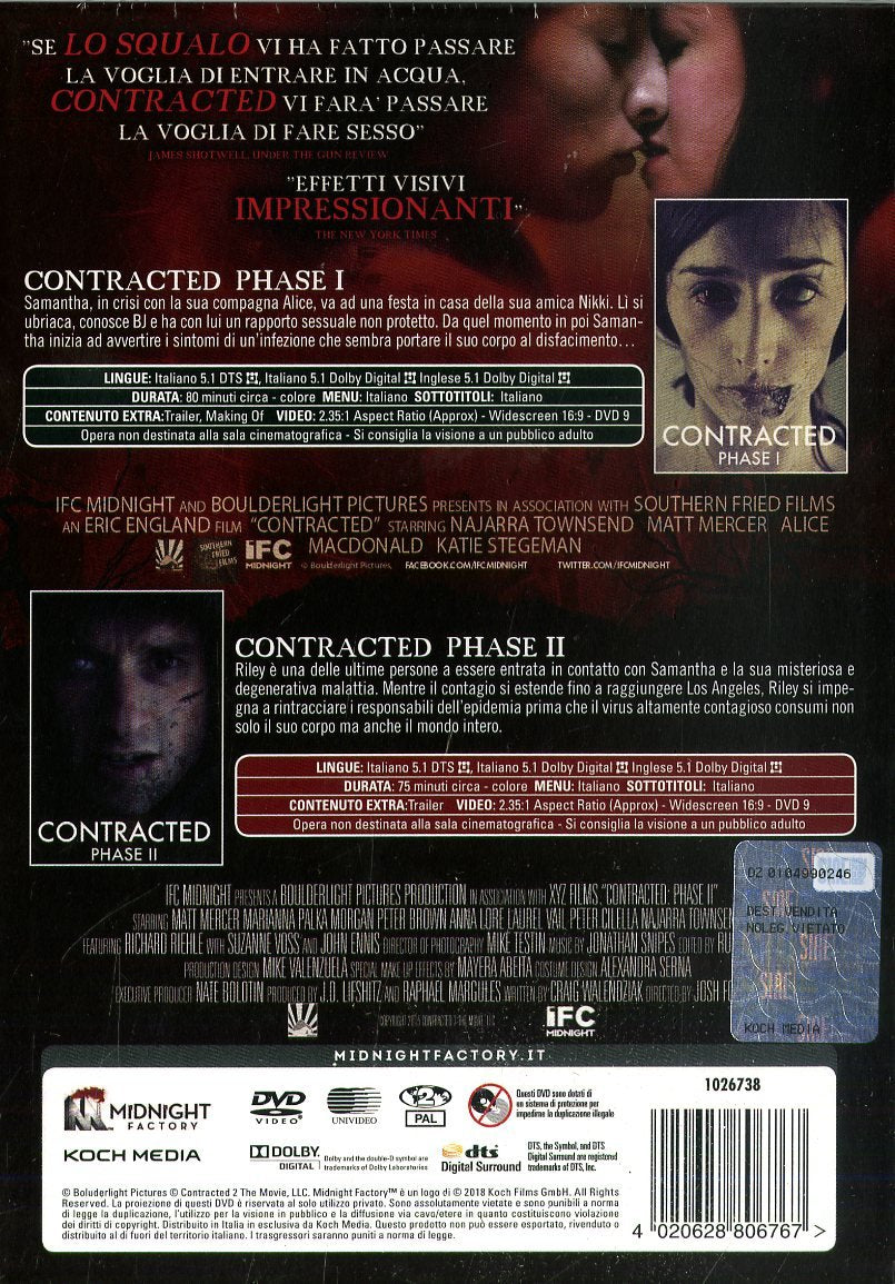 Contracted: Phase 1 e Phase 2 (Limited Edition) (2 DVD
