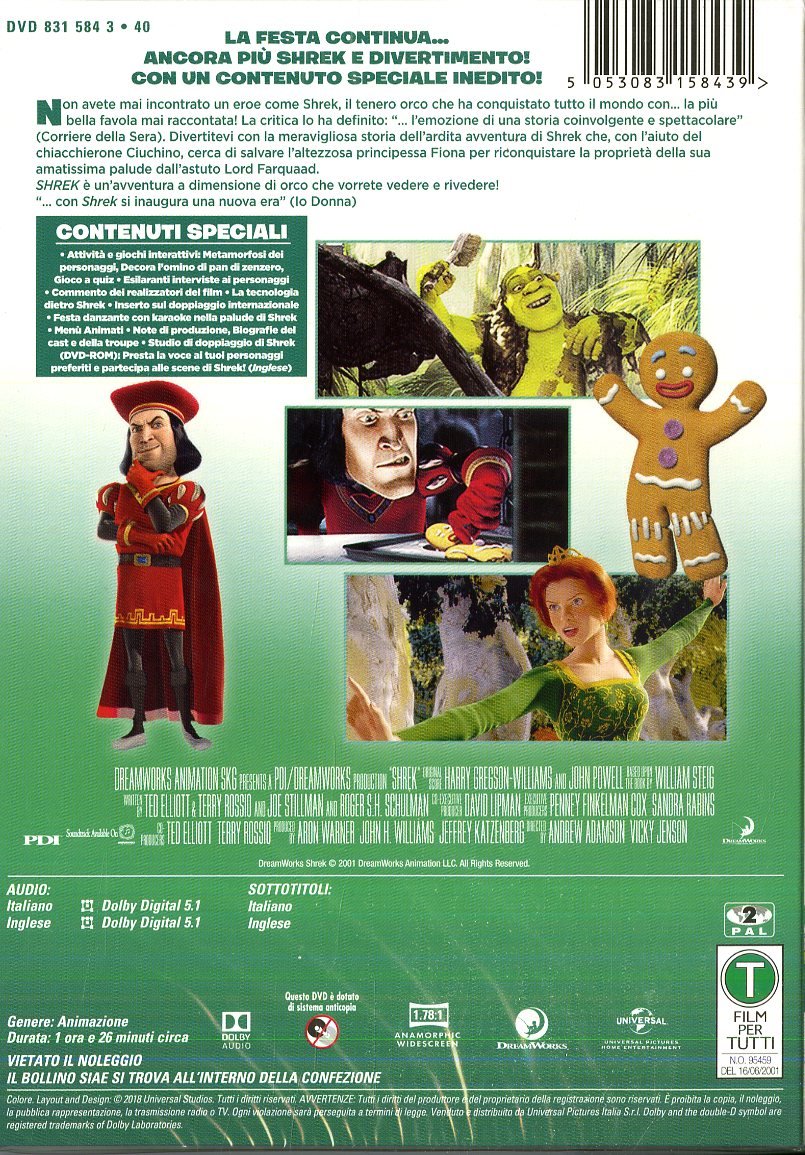 Shrek 1 (New Linelook