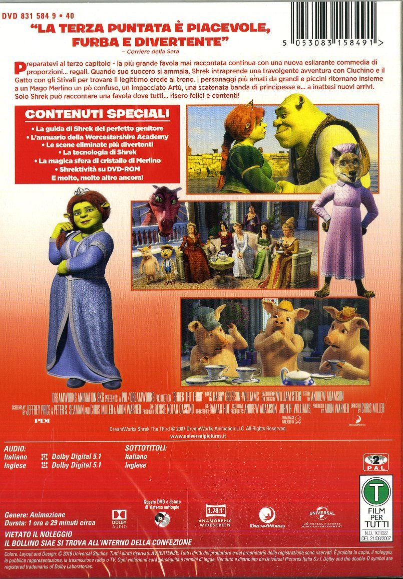 Shrek 3 (New Linelook
