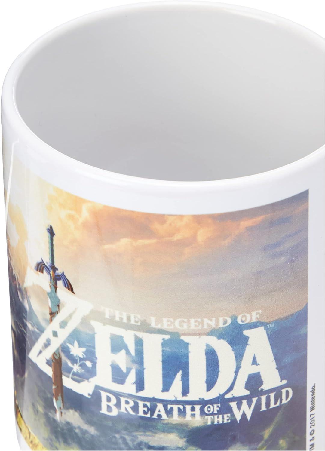 Nintendo Legend Zelda: Breath of The Wild Sunset Ceramic Mug Kaffeetassen, Keramik, Mehrfarbig, 1 Stück (1er Pack