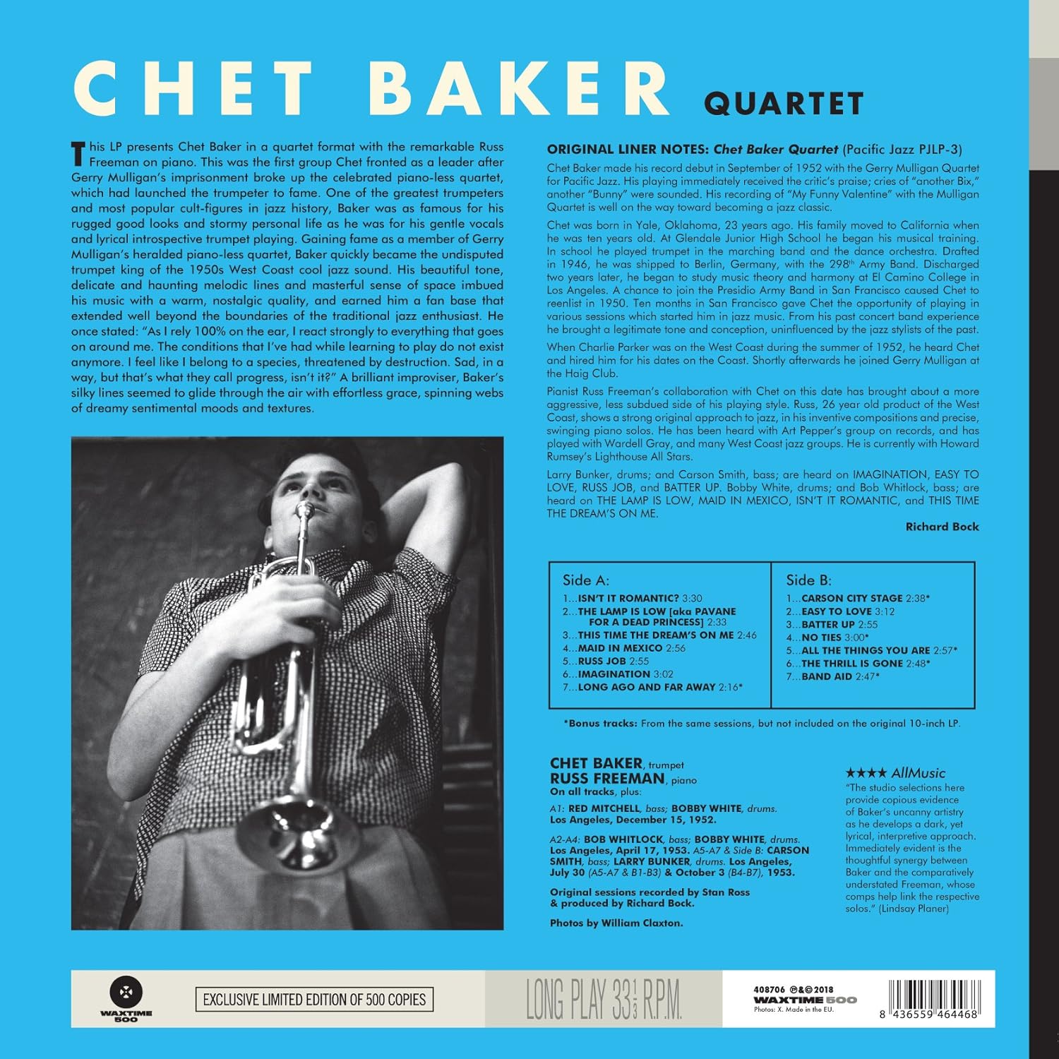Chet Baker Quartet (Limited Edt.