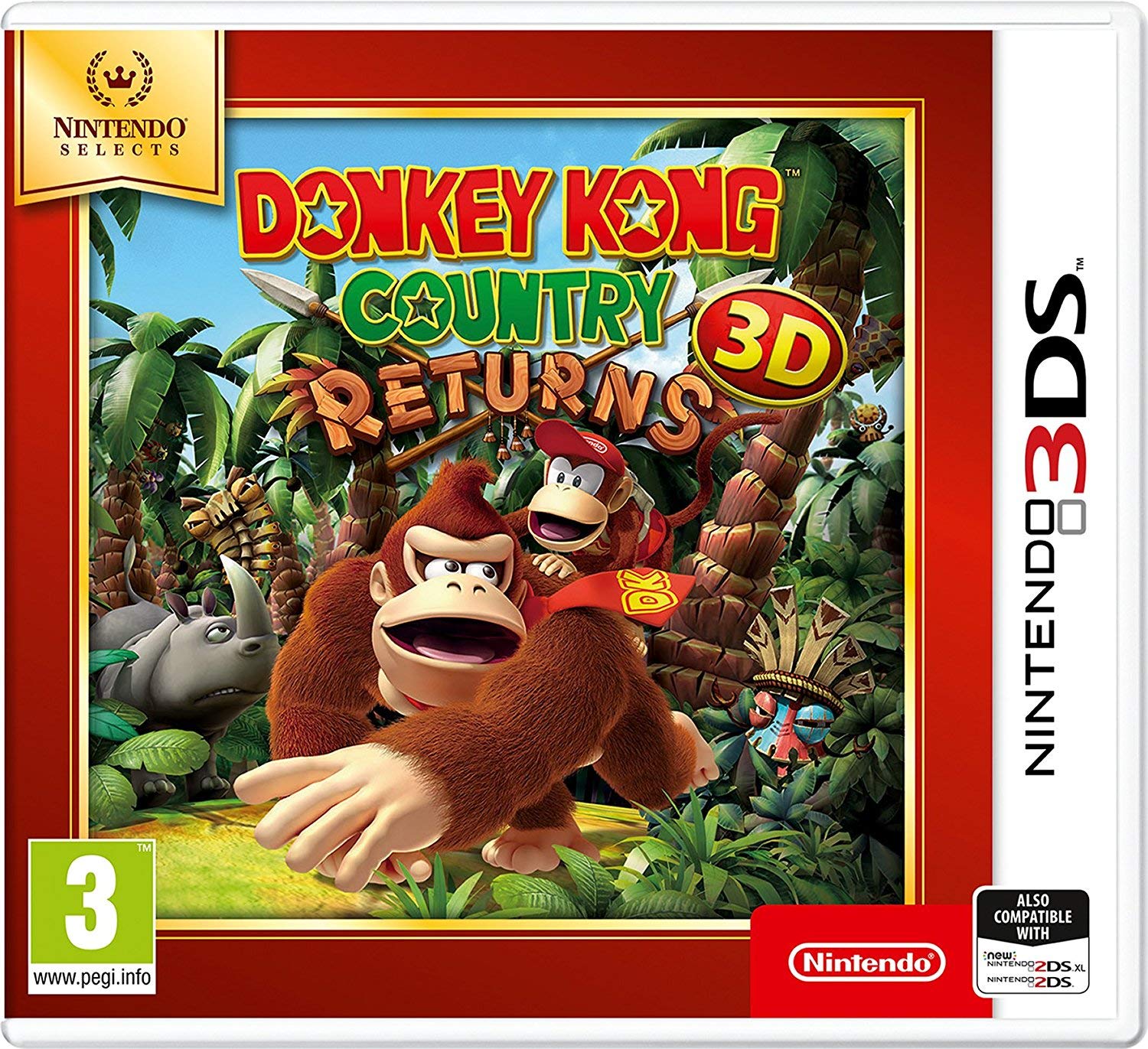 Nintendo Selects - Donkey Kong Country 3D (Nintendo 3DS) Donkey Kong Country Returns