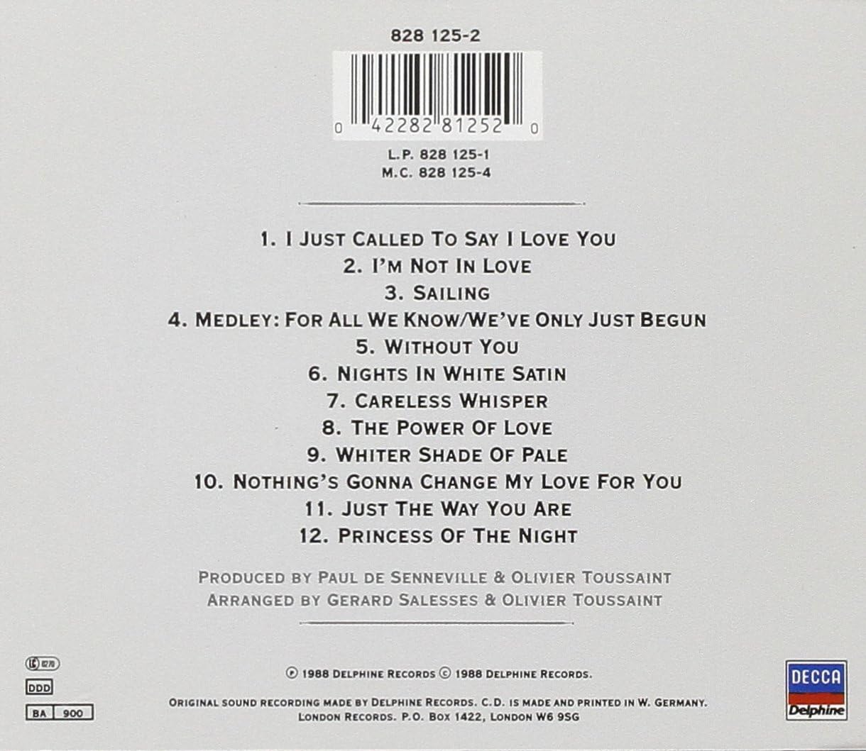 A Little Night Music: 12 Classic Love Songs