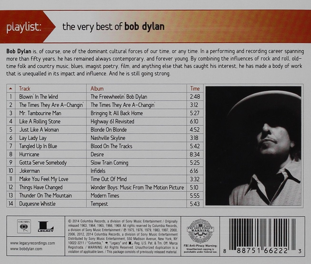 Playlist: The Very Best Of Bob Dylan