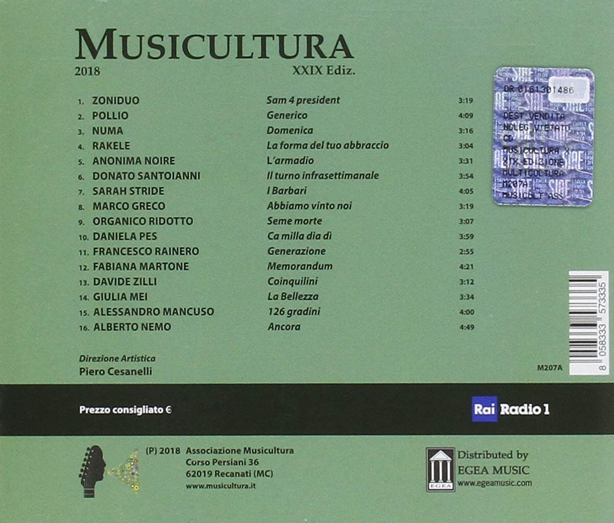 Musicultura 2018 - Xxix Edizione