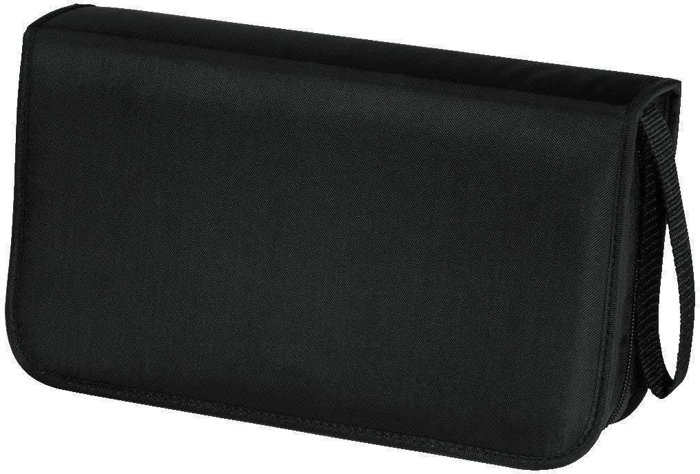 Hama CD/DVD/Blu-ray Wallet for 80 Discs, black