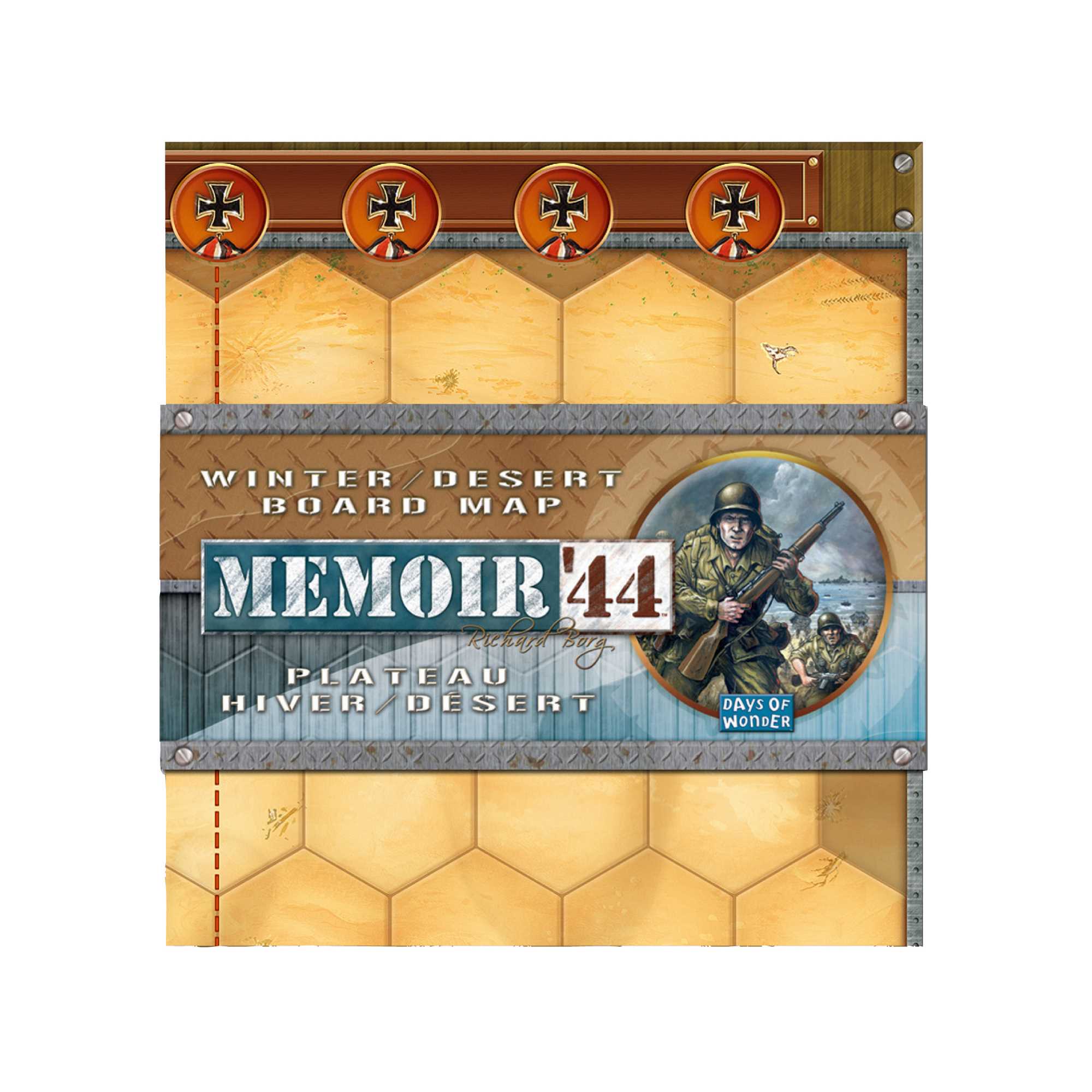 Days of Wonder - Memoir '44: Expansion - Winter Desert Board Map - Board Game